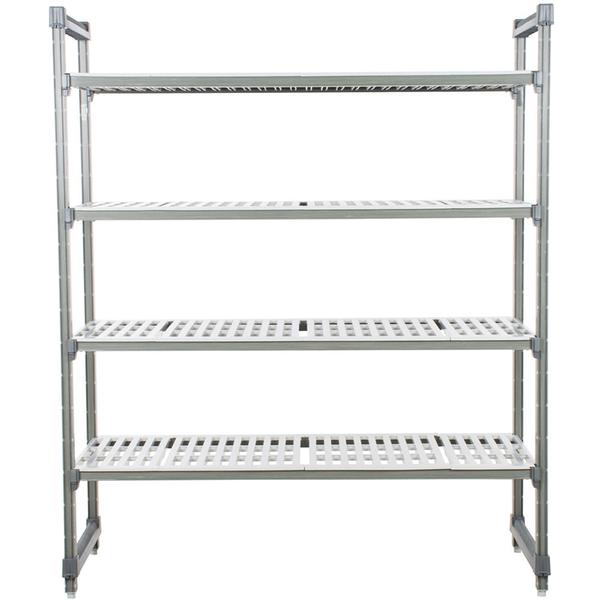 Camshelving Elements Vented 4-Shelf Stationary Starter Unit